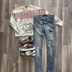 Amiri Jeans, Gucci, Burberr, MMY Maison Mihara 