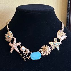 Beach Inspired Statement Necklace 