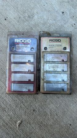 Ridgid 1/2”-3/4” Dies