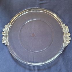 Mikasa Satin Rose Cake Plate