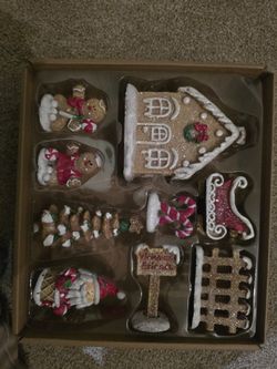 Ceramic Gingerbread Ornaments 
