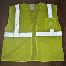 Vest Green Mesh With Zipper 