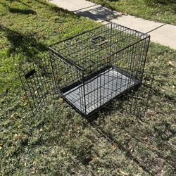 Precision Folding Wire Dog Crate, 30”L X 22”T X 19W