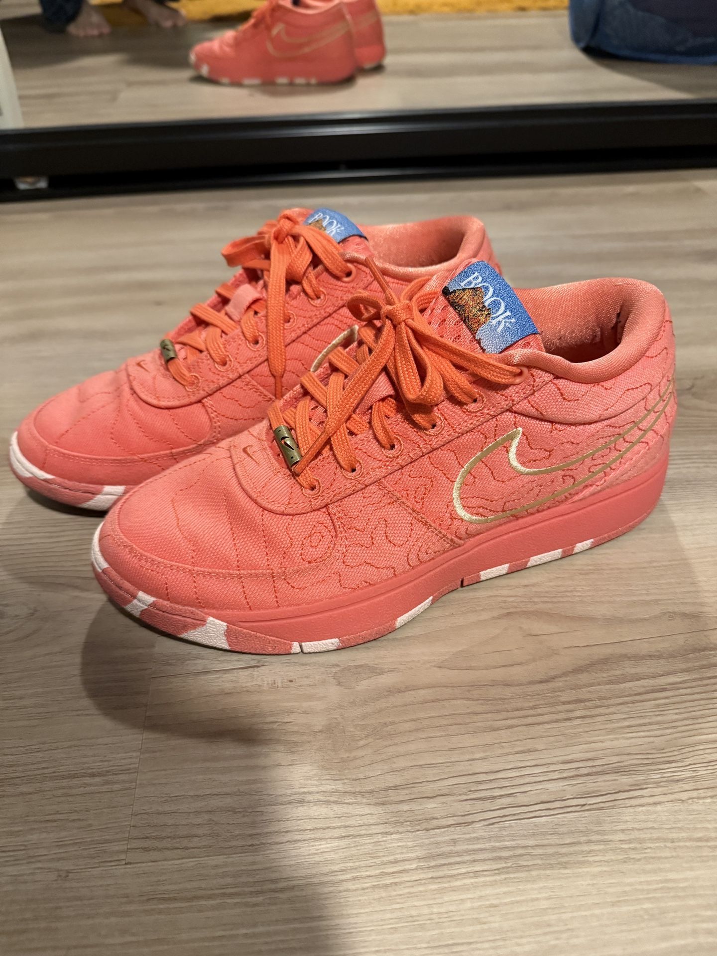 Orange Nike Booker Shoes Orange Devin Booker Shoe Deal Devin - Main Image