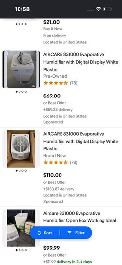 Air care humidifier air care