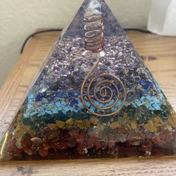 Acrylic Pyramid Décor Piece