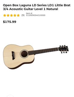 Laguna acoustic guitar LD-1 model 20 fret