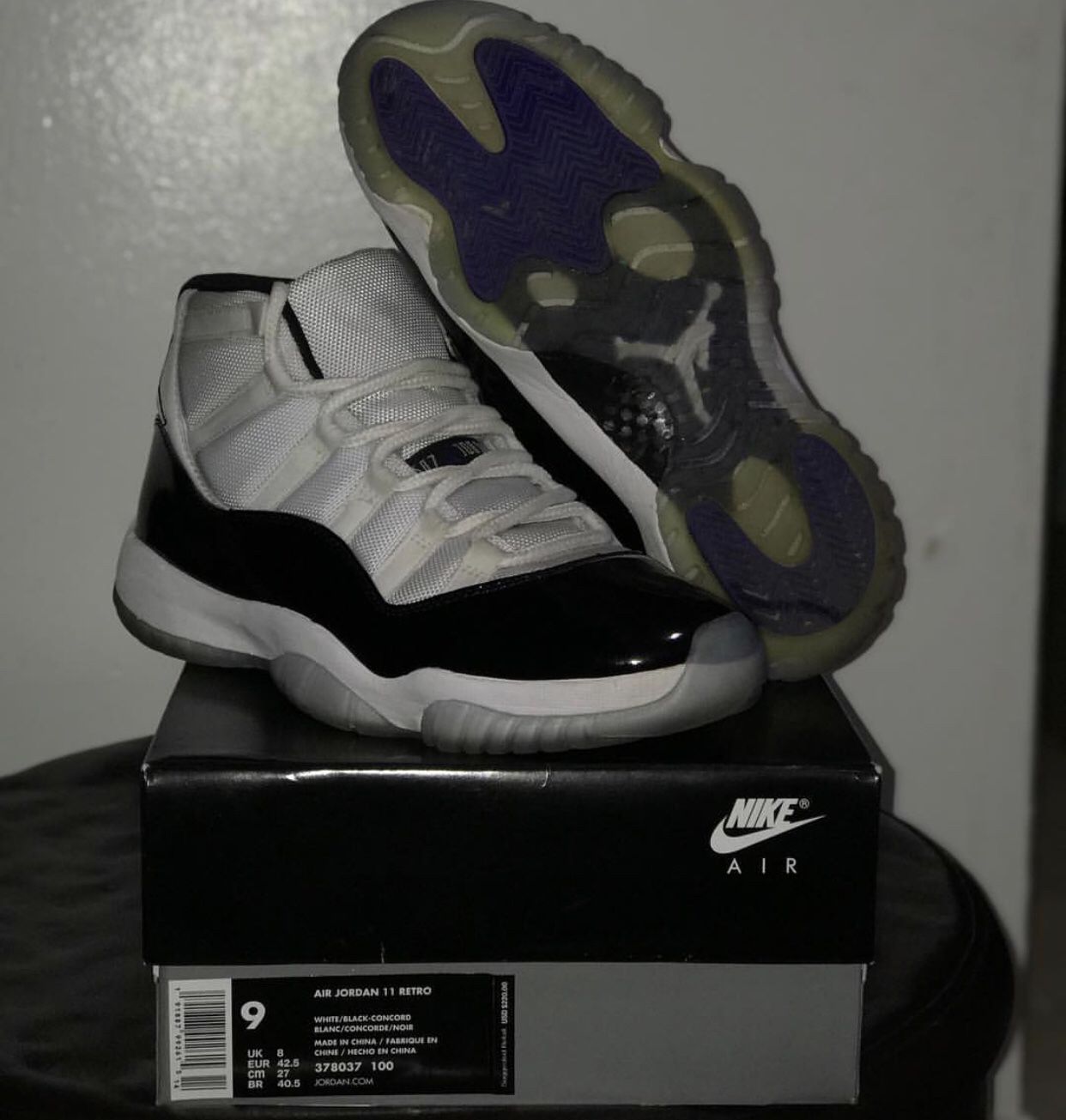 Used very clean concord 11 size 9
