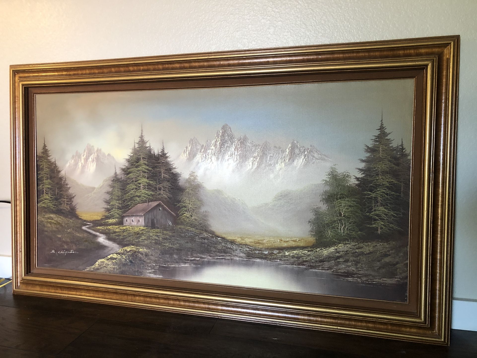 B Chipton Large Rare Painting