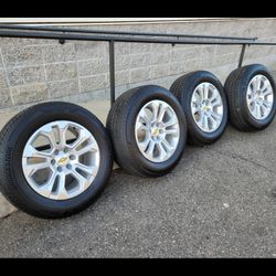 20" CHEVY OEM rims BRIDGESTONE tires
