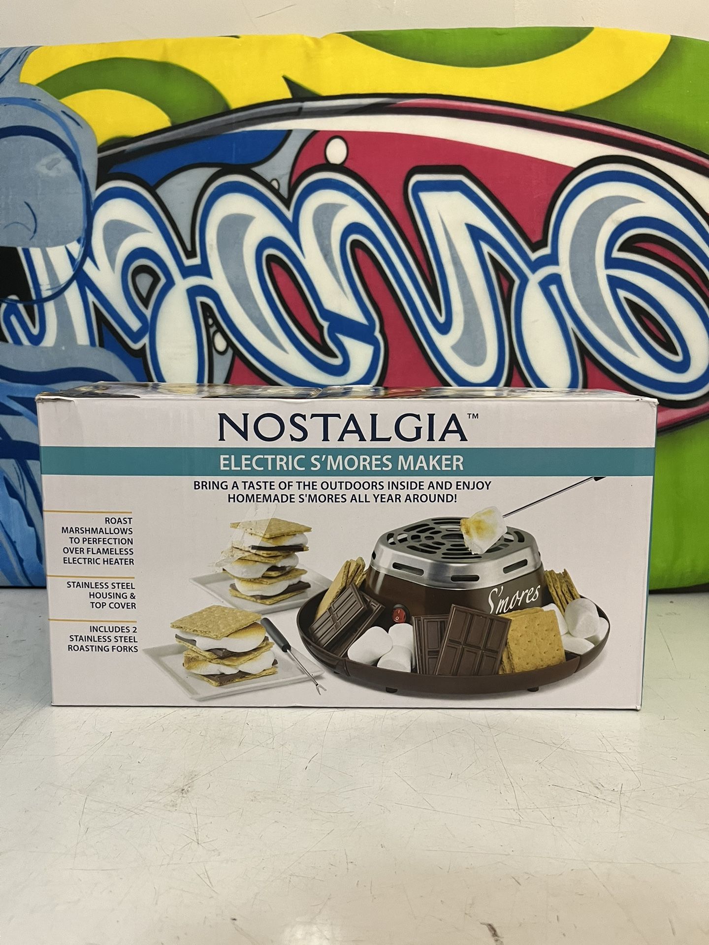 Nostalgia Tabletop Indoor Electric S'mores Maker 