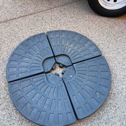 4-Piece Offset Umbrella Base Weight Set
