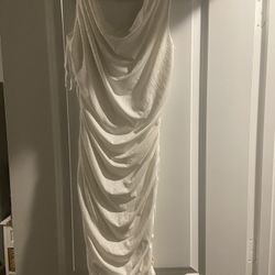 Christmas Dress (white Sparkle) 