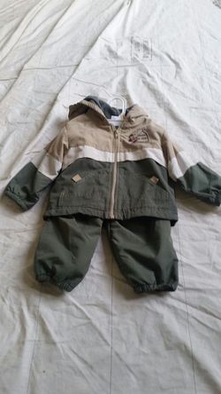Boys coat with snow pants set