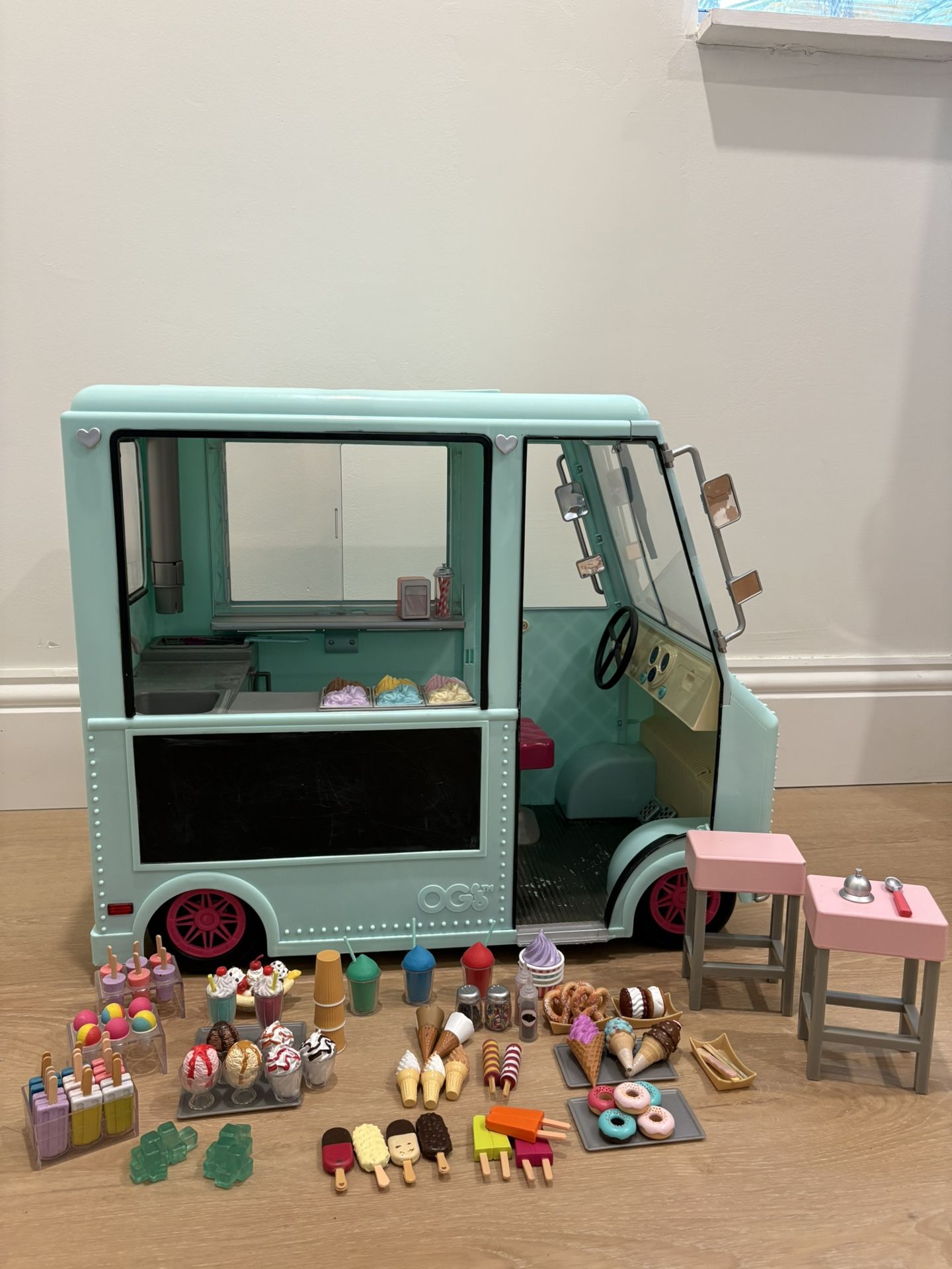 Our Generation Sweet Stop Ice Cream Truck with Electronics