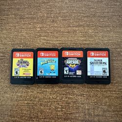 4 Nintendo Switch Games 