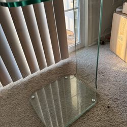 Tempered Glass Table. 