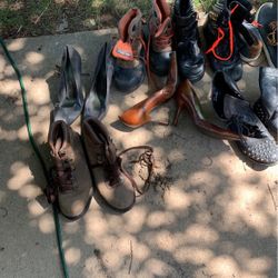 Multiple Shoes all different sizes