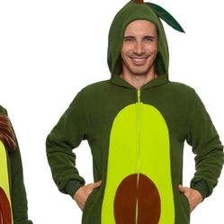 Funziez Avocado Adult Onesie  Halloween Costume  Sz XL