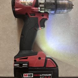 Brushless M18 Fuel Brushless Drill Milwaukee W/XC 5.0 Battery