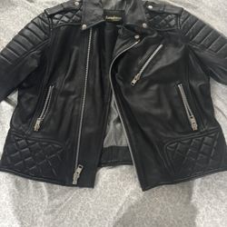 Leather Biker Jacket 