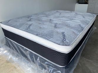 Cal King Euro Bamboo Pillow Top!!