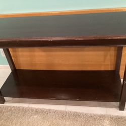Long Sofa Mahogany Table Asking $225. Obo 