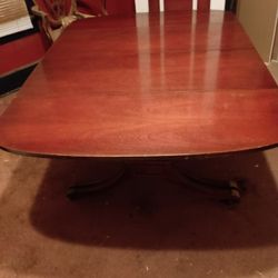 Rare 1930s Drop Leaf Extendable Table