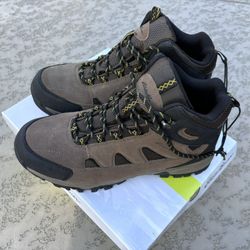 NEW!! Eddie Bauer Men's Brown Waterproof Brighton Hiking Boots Size 13