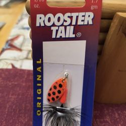 FISHING ROOSTER TAIL FLAME SPOT 1/16 oz