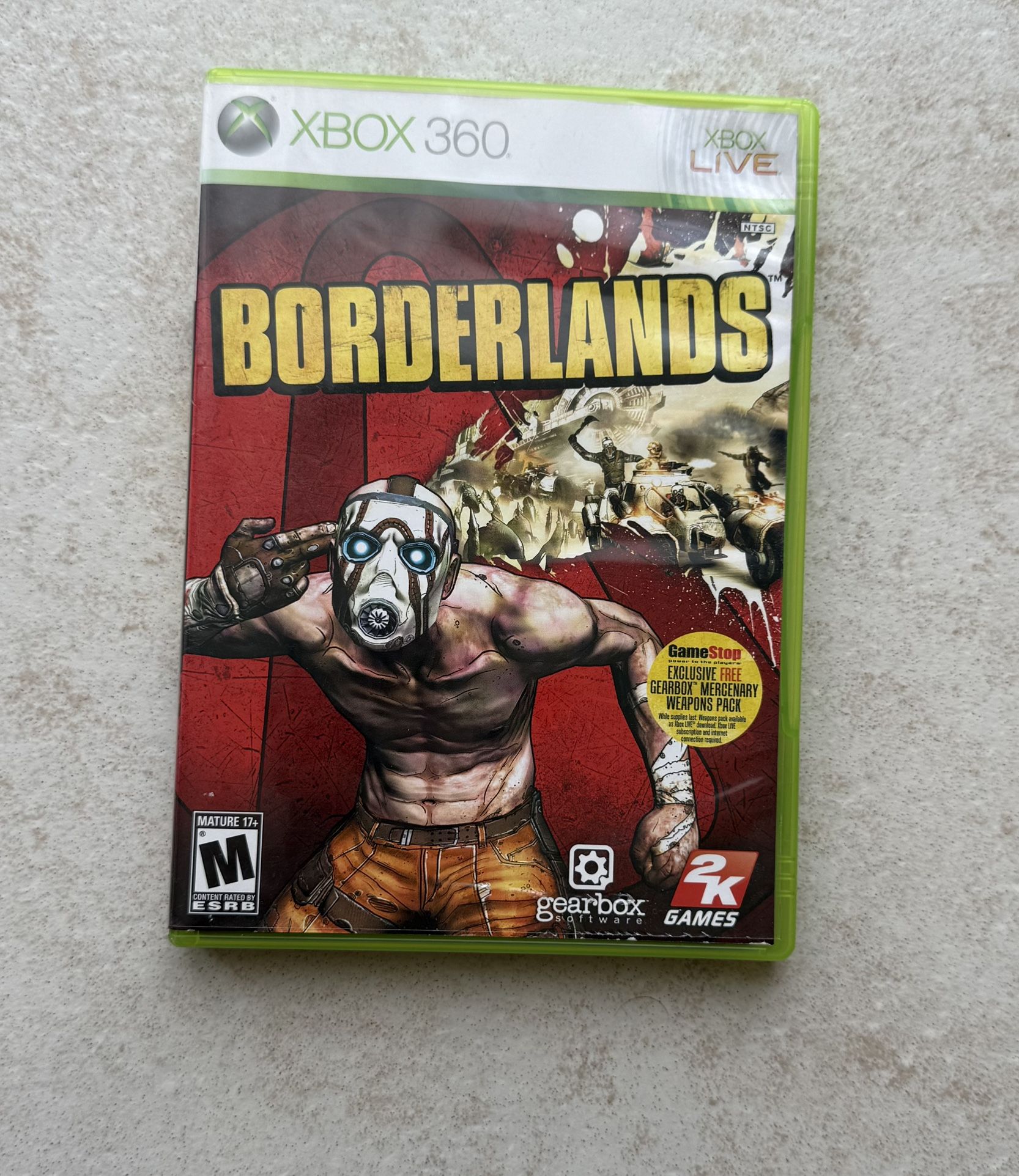 Borderlands For Xbox 360. Complete with Manual CIB. Great Condition!
