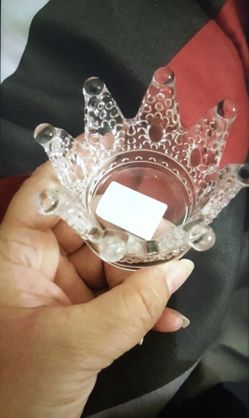 Cute Small Crown Candle Holder 
