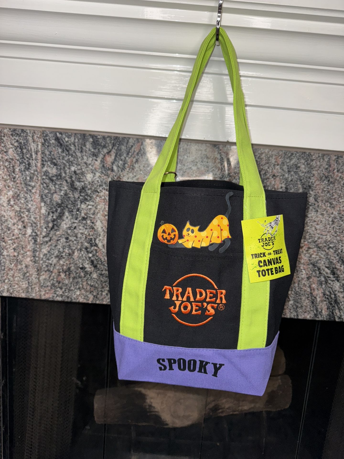 Trader Joes Mini Tote Halloween Bag -Designer