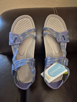 Women's New shoes Baretraps Dandy Sport Adjustable Strap Sandals Blue Size 10 New with tags