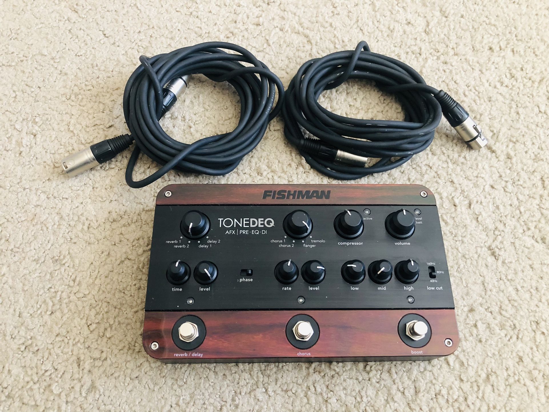 Fishman ToneDeq AFX Preamp, EQ and DI with Dual Effects