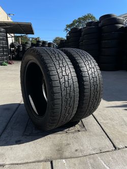 2 FALKEN WILDPEAK 255/55R20 USED TIRES – INSTALLATION INCLUDED