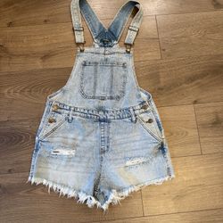 Overalls Shorts Jeans Medium