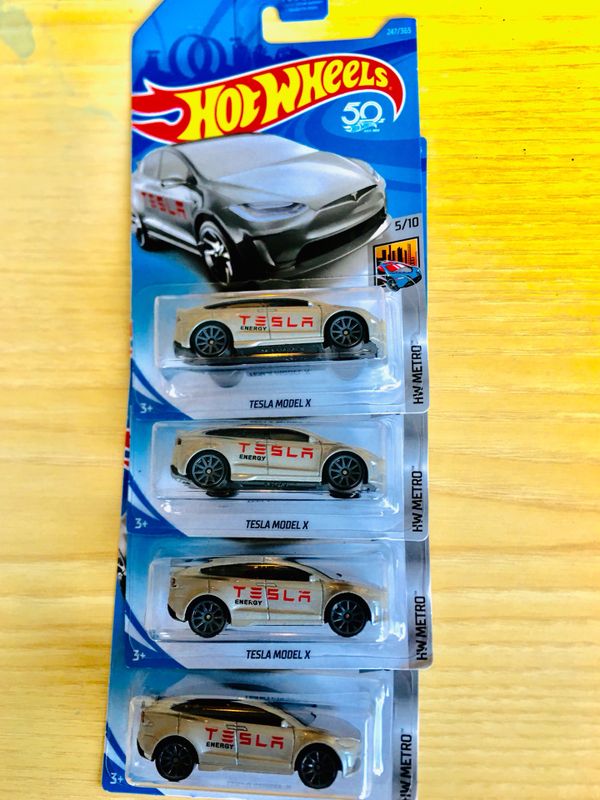 Hot Wheels 50th Anniversary Tesla Model X For Sale In