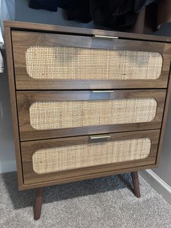 Small Rattan Dresser