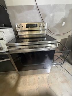 LG ELECTRIC STOVE STAINLESS STEEL