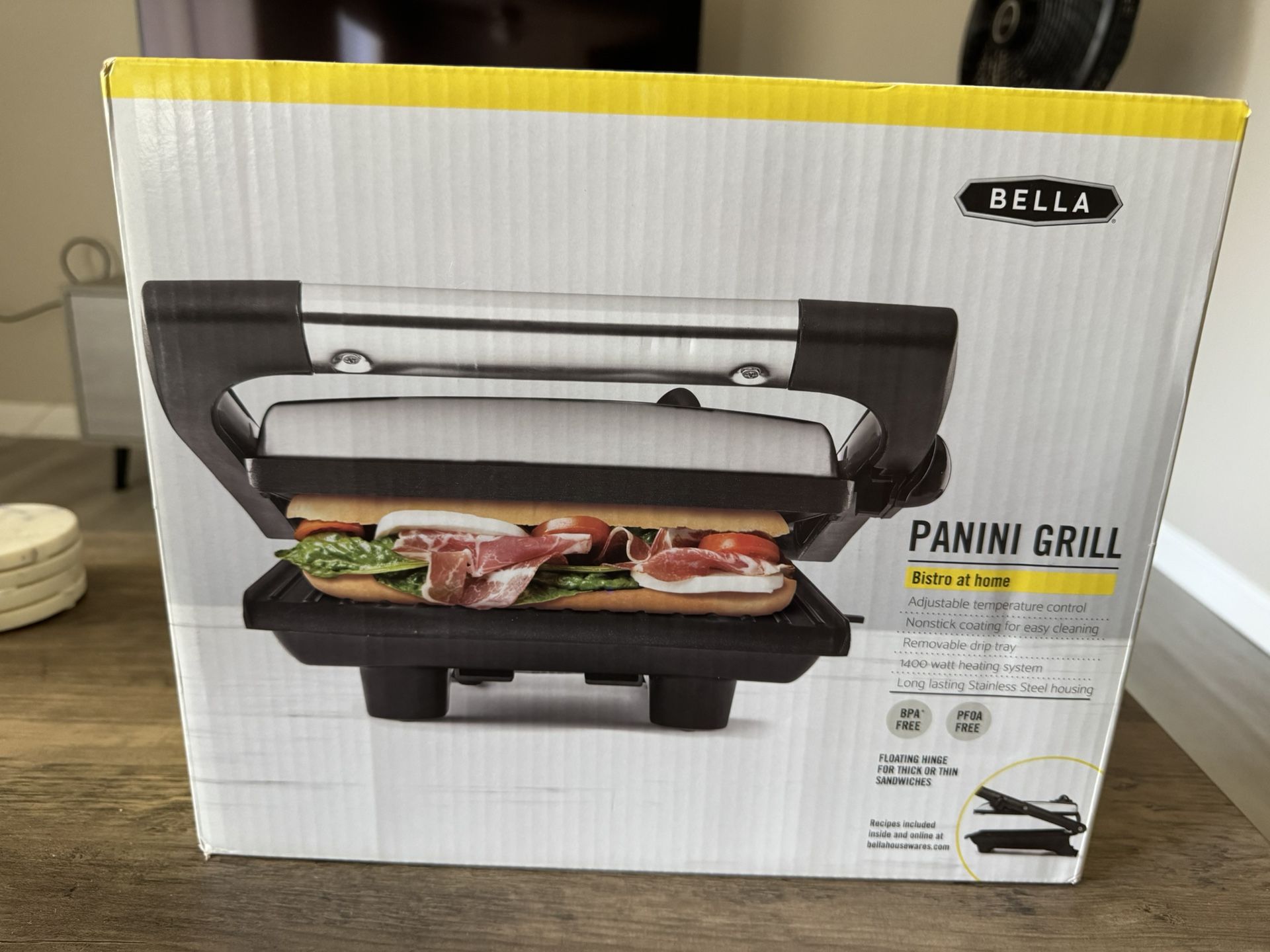 belle panini grill