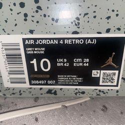 Jordan 4s Gray 120