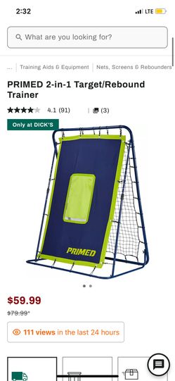 PRIMED 2-in-1 Target/Rebound Trainer