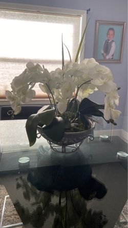 Orchids decor vase