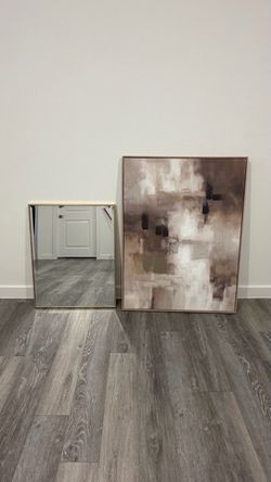 Painting and mirror