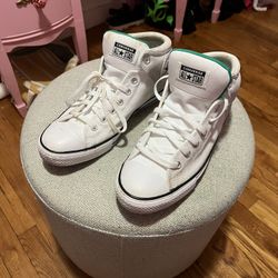 White Hightop Converse Size 11 Mens 