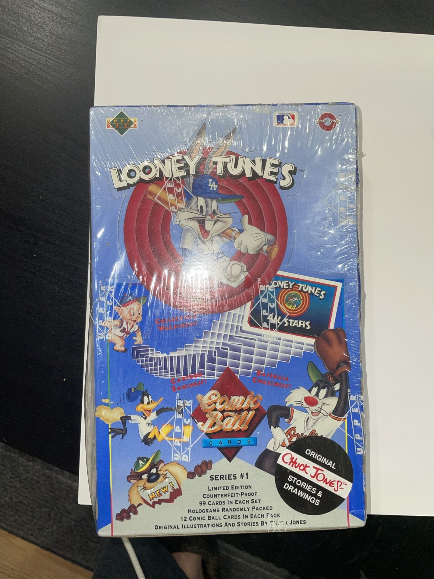 1990 UPPER DECK LOONEY TUNES MLB SERIES 1 FACTORY SEALED BOX 36 Packs
