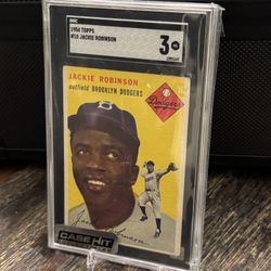 1954 Topps Jackie Robinson SGC 3 