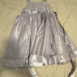 Kid purple party dress