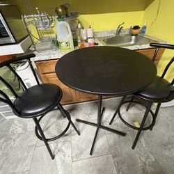 Table And Two Chairs For Kitchen 